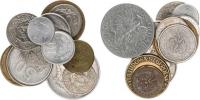 Konvolut 13 kusů různých drobných mincí: 1 gr. 1949; 2 gr. 1990;