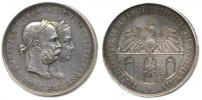 G.A.S. - medaile na 50 let lázní v Meranu 1886