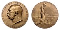 Hartig - úmrtní medaile 30.11.1916 - hlava zleva
