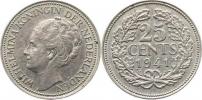 25 Cents 1941     Ag 640/1000     KM 164