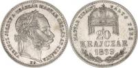 20 kr. 1869 KB "R"