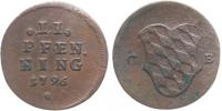 II Pfennig 1796 CB