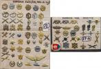 Sbírka klopových značení druhů zbraní armády ČSLA