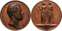Metternich - pamět.medaile 1841 - poprsí zprava
