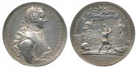 Friedrich II. - medaile na vítězství u Rosbachu 5.11.1757