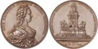 Scharff - medaile na odhalení pomníku ve Vídni 1888 -