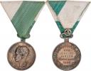 Tyrolská stříbrná pamětní medaile 1848