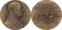 Otakar Španiel - úmrtní medaile 15.2.1955 - poprsí