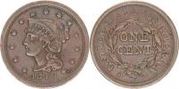 1 Cent 1849     "R"