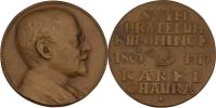 Karel Chaura - medaile na 50.narozeniny 1919 - poprsí