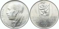 100 Kčs 1990 - Karel Čapek       kapsle
