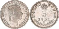 5 kr. 1859 M "R"