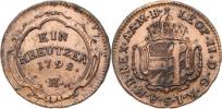 1 Kreutzer 1792 H