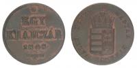 Egy Krajczár 1848 - maďarský nápis (revoluce)_tém.