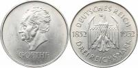 3 RM 1932 J - Goethe          KM 76