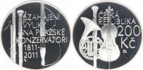 200 Kč 2011 - Pražská konzervatoř        orig. etue