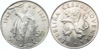 50 Kčs 1955 - osvobození