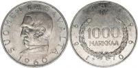 1 000 Markkaa 1960 SJ - Snellman