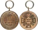 Vilém I. -  Válečná pamětní medaile za polní tažení 1870-1871