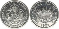 1 Rand 1992 - 100. výr . jihoafrické mince       KM 143   Ag 925