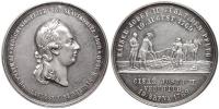 Josef II. 1765 - 1790, AR Medaile 1769