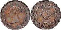 2 Pence 1848 - typ Maundy sets