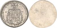Dukát 1719 - jednostranný Ag odražek          Morosini 1873   "R"