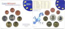 Ročníková sada mincí EURO 2002 minc. G (1