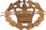 Čepicový odznak - královská koruna ve vavřín. věnci