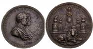 Medaile 1833 Praha, František II. a Karolína Augusta