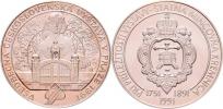 Medaile mincovny v Kremnici - postříbřený bronz 27 mm