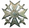 "Španělský kříž 1939"   II. třída  postř. bronz        "RR"
