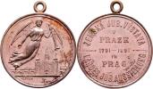 Kettner - upomínková medailka 1891 - anděl nad
