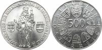 500 Schilling 1985 - 500 výr. kanonizace Leopolda III.       KM 2