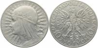 10 Zlotych 1932 se zn. mincovny Varšava - Hedvika