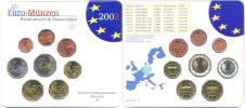 Ročníková sada mincí EURO 2002 minc. D (1