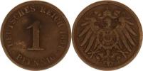1 Pfennig 1891 J "R"