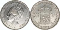 2 1/2 Gulden 1929           KM 165    Ag 720  25 g