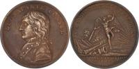 Nesign. - AE medaile na mír v Luneville 1801 - poprsí