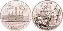 Vídeň - medaile na dostavbu radnice 1883 - Vindobona