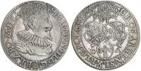 Zikmund III. (1587-1632). VI groš 1596 Malbork. Kop.-1240