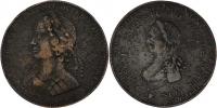 Medaile na korunovaci ve Frankfurtu 4.X.1745 -