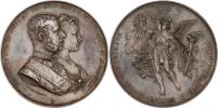 Tautenhayn - AR medaile na památku sňatku 10.V.1881 -