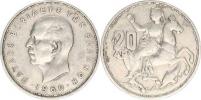 20 Drachmai 1960             KM 85      Ag 835  7
