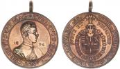A.Schwartz - intronizační medaile 1894