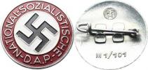 Odznak "NSDAP - DAP" (Deutsche Arbeiterpartei) - členský odznak