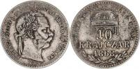 10 kr. 1868 KB - MAGYAR KIRALYI