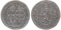 2 Krejcar 1743 G.C.F.