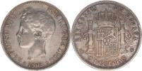 5 Pesetas 1898 SG-V       Y.89         25