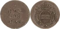 1 Heller 1768 b.zn.